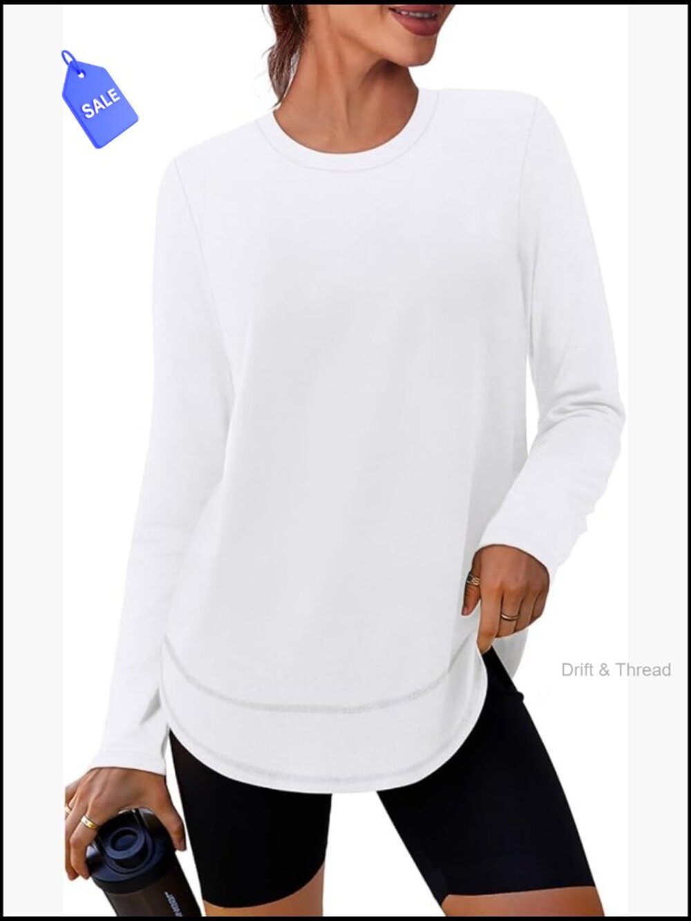 Long Sleeve Workout Top Quick Dry Moisture Wicking Activewear S-3XL